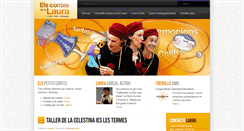 Desktop Screenshot of contesdelaura.com